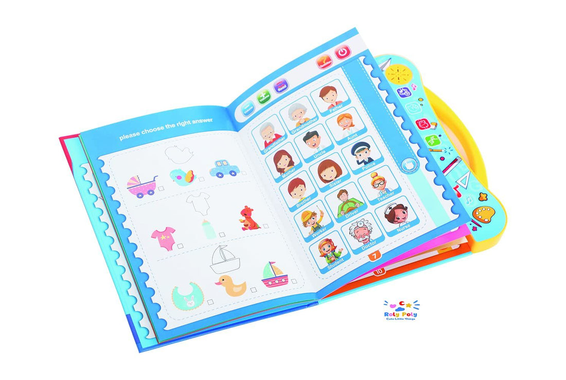 Arabic English Study Book for Kids | Interactive Learning Toy | Educational Tablet 3+ | Montessori UAE